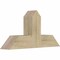 Ekena Millwork Portland Rough Sawn Timber Gable Bracket, Douglas Fir, 36"W x 18"H x 6"D x 6"F, 12/12 Pitch GBW036X18X0606POR00RDF - alternate 5
